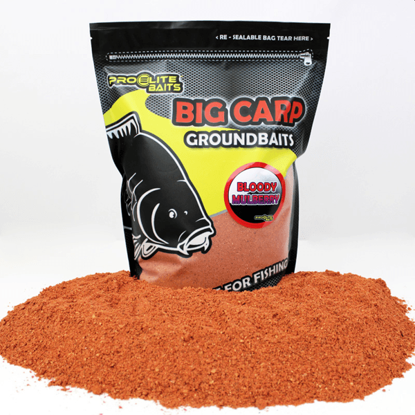 PRO ELITE GROUNDBAITS MULBERRY Pro Elite Baits Classic Big Carp Groundbaits Bloody Mulberry 1800gr